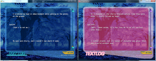 It's exactly the same spot in both versions